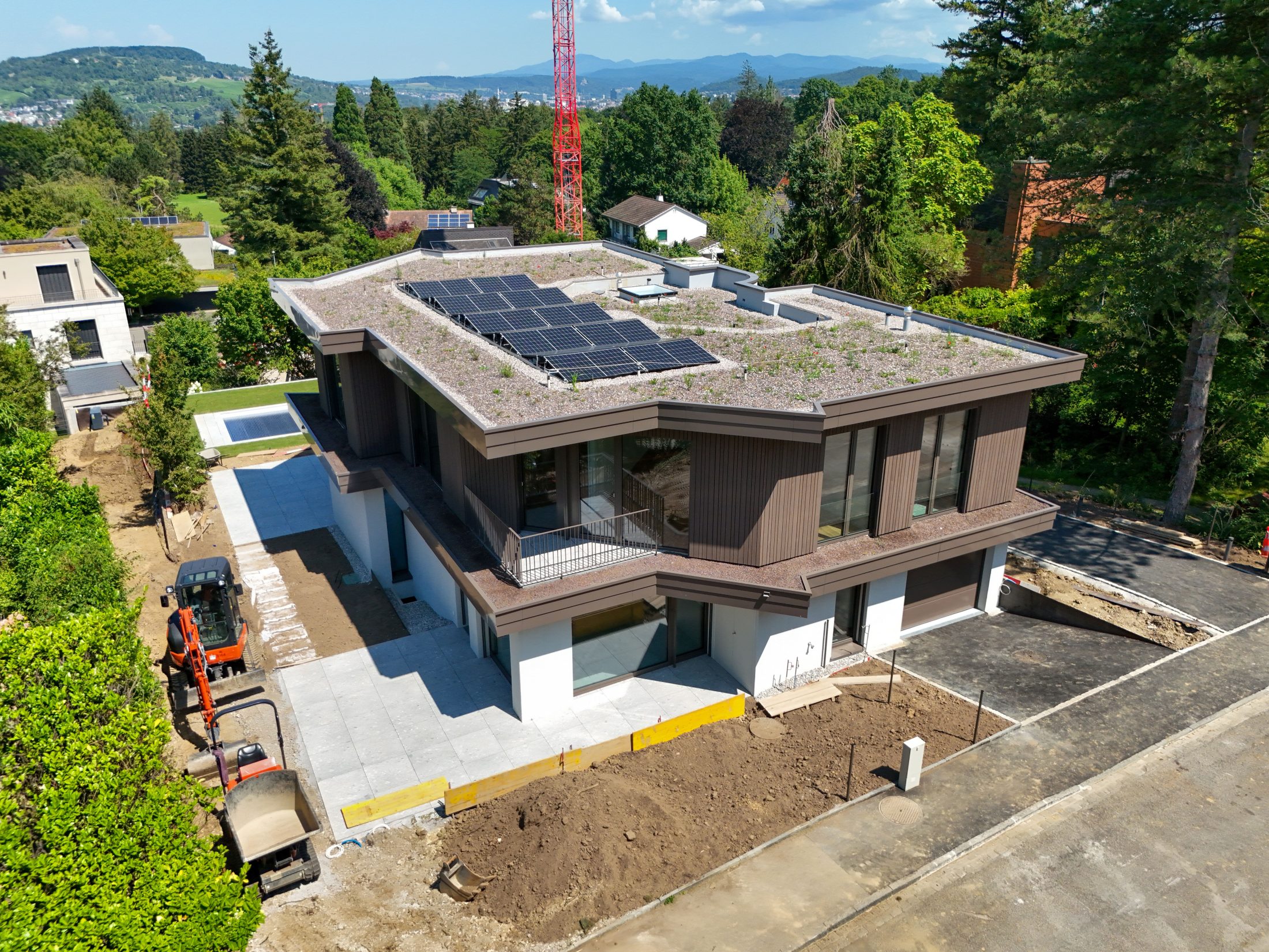 Ulli + Partner Architekten, Totalumbau EFH Riehen mit Aussenpool